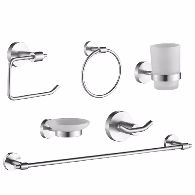 kit de baño de acero inox