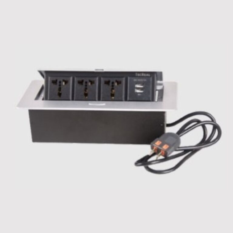 CAJA CONEXIÓN ( 3TOMAS+2*USB)