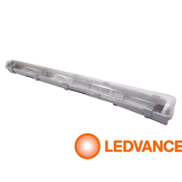 Equipo Hermético 120CM C/2 Tubos Led T5/T8 IP65 Marca Ledvance