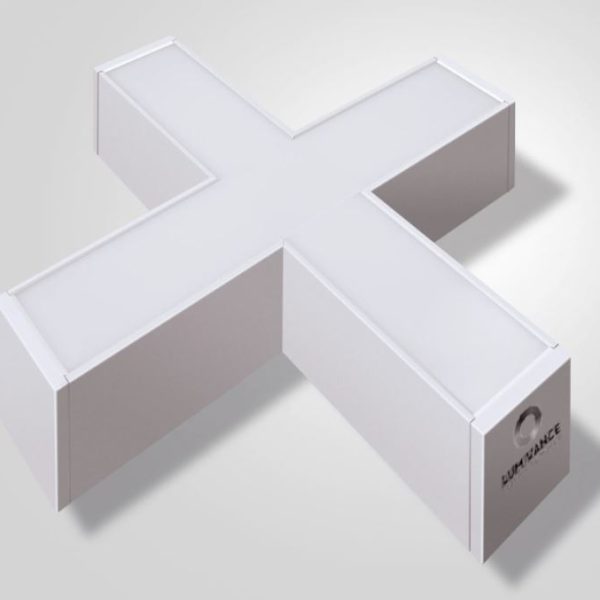 Led Linear Tipo “X” Colgante y Adosable Marca Lumivance