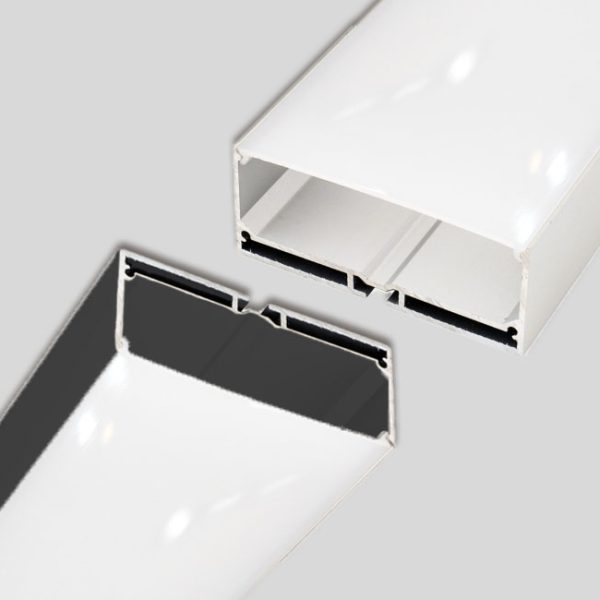 Perfil De Aluminio Adosado Master Para Hasta Seis Cinta Led