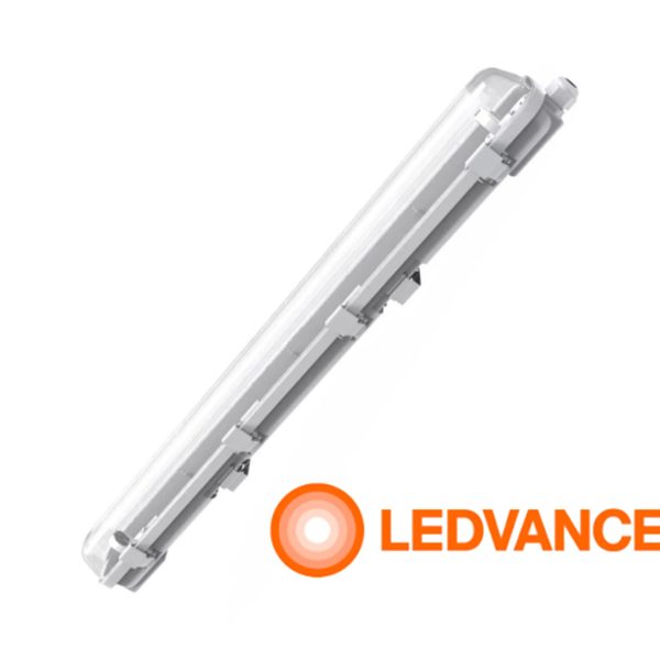 Equipo Hermetico 60CM C/2 Tubos Led T5/T8 IP65 Marca Ledvance