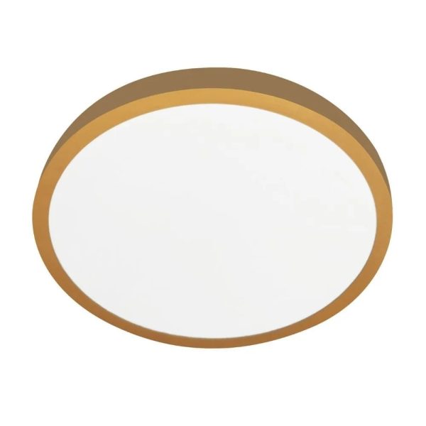 Plafon Smart Marco Dorado Con Control 48W