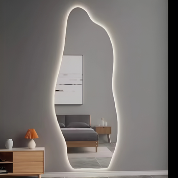 Espejo Led Amorfo Largo